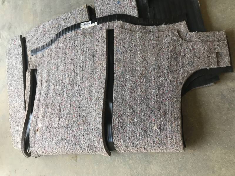 0319 Chevy Express/GMC Savanna Van Black Vinyl Floor Mat, Dick's Auto