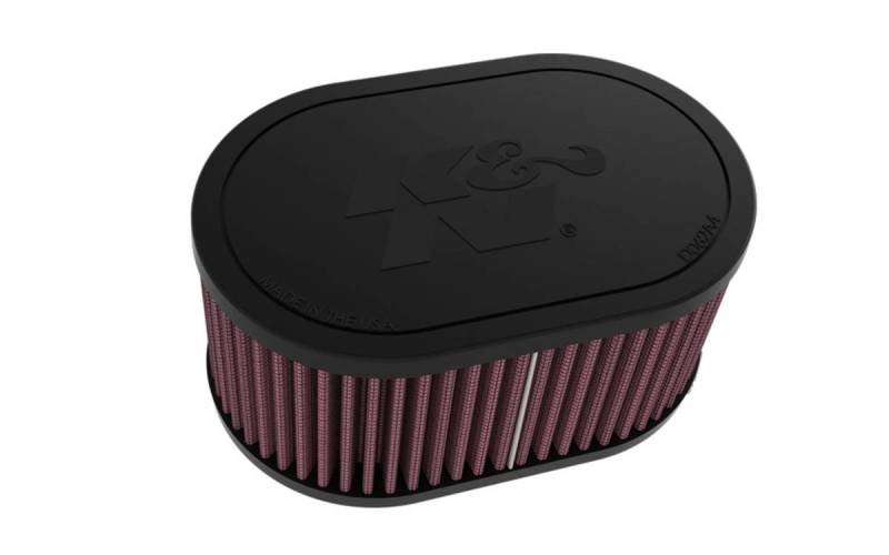 K&N RD-0700 Universal Clamp-On Air Filter – Cotton, Low Restriction, Washable