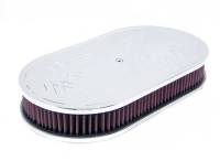 K&N Engineering Oval Air Filter 8-7/8in L 5-1/4in W 6in H main image 1