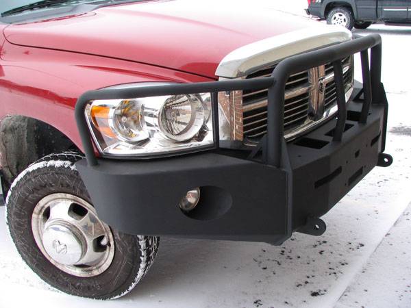 Protect that Big Truck with a Large Bumper and Grille Guard! 