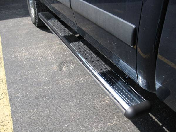 Luverne Chrome O Mega Running Board are an Aluminum Running Board. Then are dipped in a Chrome Plating Tank for Superior Protection from the Elements. 