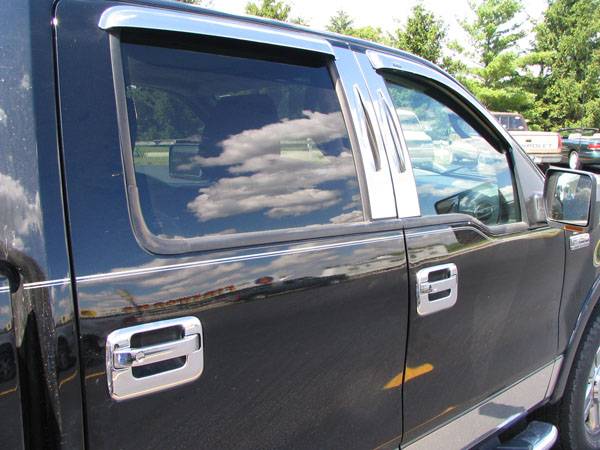 Photo Gallery - 04-08 Ford F-150 Trucks - AVS Chrome Rain Guards and ...