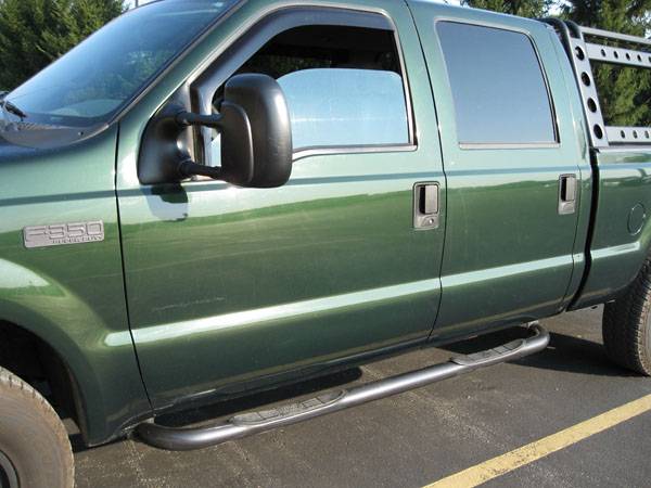 04 Ford F-350 Crew Cab Weathertech Dk Smoke Front Rain Guards