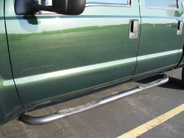 04 Ford F-350 SD Crew Cab Westin Black Step Bars