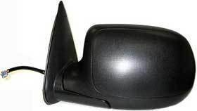 Kool Vue - 00-02 CHEVY Suburban/Tahoe MIRROR LH, Power, Heated, Manual Fold, w/Puddle Lamp, Grained Cover, w/o Dimmer
