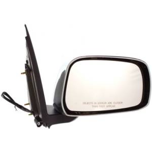 Kool Vue - 05-10 NISSAN FRONTIER MIRROR RH, Power, Manual Folding, Chrome Cover, Extended Cab, LE Model