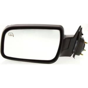 Kool Vue - 08-09 FORD TAURUS MIRROR LH, Power, Heated, w/ Puddle Lamp & Memory, Manual Folding, Chrome Cover