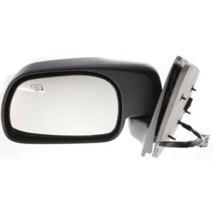 Kool Vue - 01-05 FORD EXCURSION MIRROR LH, Power, Heated, Manual Folding, w/ Puddle Lamp, w/o Signal, Textured-Black