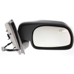 Kool Vue - 01-05 FORD EXCURSION MIRROR RH, Power, Heated, Manual Folding, w/ Puddle Lamp, w/o Signal, Textured-Black
