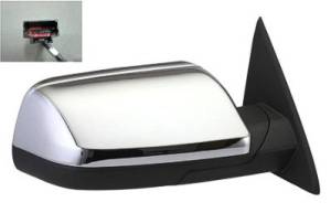 Kool Vue - 09-12 FORD FLEX MIRROR RH, Power, Heated, w/ Puddle Lamp, w/ Memory, with Chrome Cap