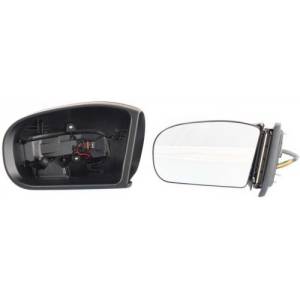 Kool Vue - 03-09 MERCEDES BENZ E-CLASS MIRROR LH, Manual Folding, Flat Glass, w/ Memory, w/o Auto Dimmer, Heated, Outer Cover