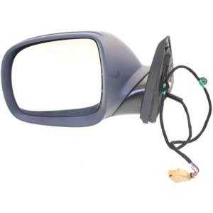 Kool Vue - 04-10 VOLKSWAGON TOUAREG MIRROR LH, Power, Heated, w/ Turn Signal & Puddle Lamp, Primed Cover, w/o Memory