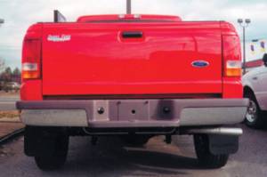 Reflexxion - 93-11 Ford Ranger Pickup Styleside w/Black Pads Reflexxion Chrome Step Bumper