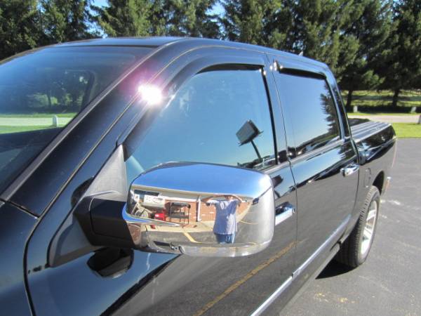 New Dodge Ram Crew Cab with AVS Smoke Tape On Ventvisors