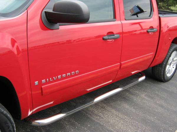 2008 Chevy Silverado with Luverne 3" Stainless Steel Nerf Bars!