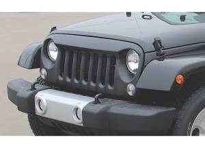 ProMaxx 07-16 Jeep Wrangler JK Aggressive Flare Grille (Black Texture Coat-ABS)