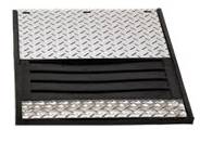K&W - K&W 19x24 Rubber Dually Mud Flaps with Diamond Insert for 80-96 Ford F350 Dually Pickup