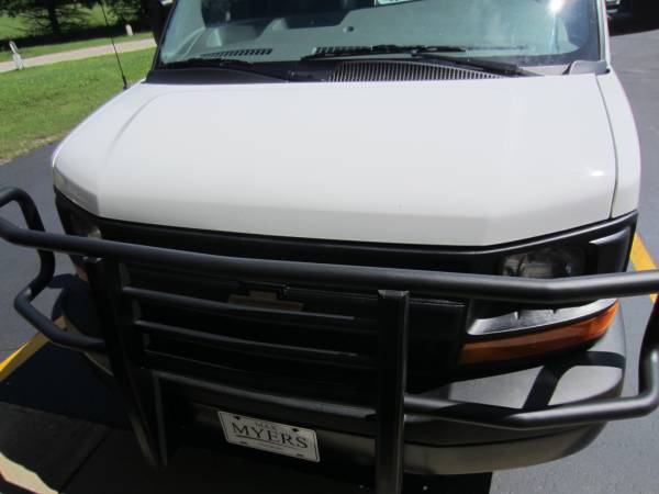 A durable Go Industries Grille Guard in black finish!