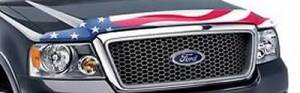 04-08 Ford F-150 EGR Patriot American Flag Decal Bug Shield