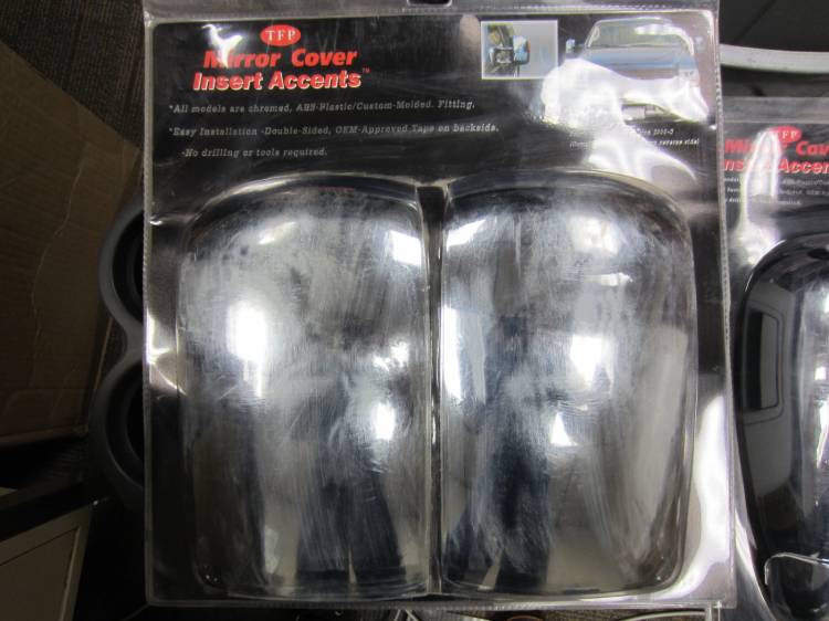 Chrome Mirror Covers For 2006-2011 Ford Ranger - Glossy Side Mirror Caps / Covers