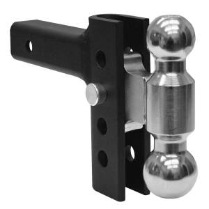 4 in. Andersen EZ Hitch 1-7/8 in. x 2 in. Plated Steel Combo Ball