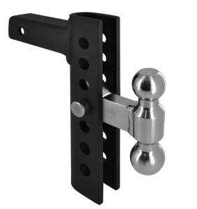 8 in. Andersen EZ Hitch 1-7/8 in. x 2 in. Plated Steel Combo Ball