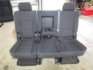 07-13 Chevy Suburban/GMC Yukon XL OE Black/Ebony Cloth 2nd Row Rear Bench Seat