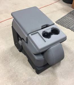 17-19 Ford F-250/F-350 SD 15-19 F-150 OEM Gray 40-20-40 Cloth Jump Seat Center Console