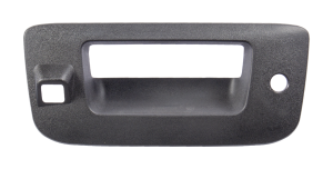 07-14 Chevy Silverado/GMC Sierra Tailgate Handle Bezel, Textured Black, w/ Key Hole, w Camera