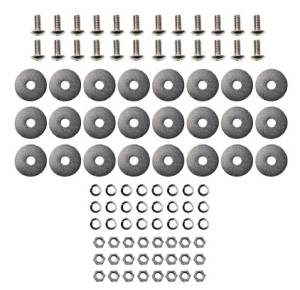 Key Parts - 47-66 Chevy/GCM Step side Fender to Bedside Stainless Steel Bolt Kit (Does Both Side), Phillips Head, 96PC