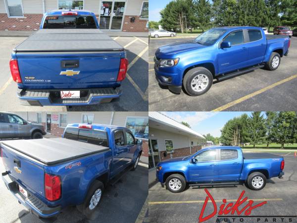Chevy Colorado With New Runnding Boards, SolidFold Bed Cover, and AVS Winddefelctors.
