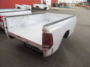 Used 09-18 Dodge Ram White 8ft Long Bed