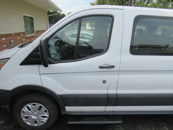 Ford Transit with Luverne O-Mega 2 Black Powder Coated Aluminum Running Boards