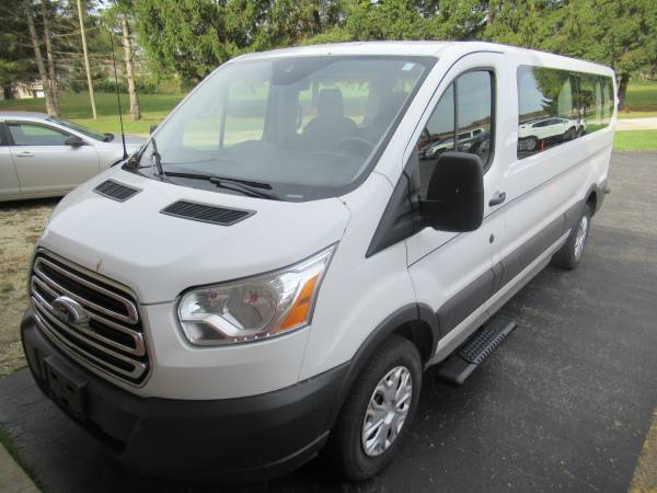 Ford Transit with Luverne O-Mega 2 Black Powder Coated Aluminum Running Boards