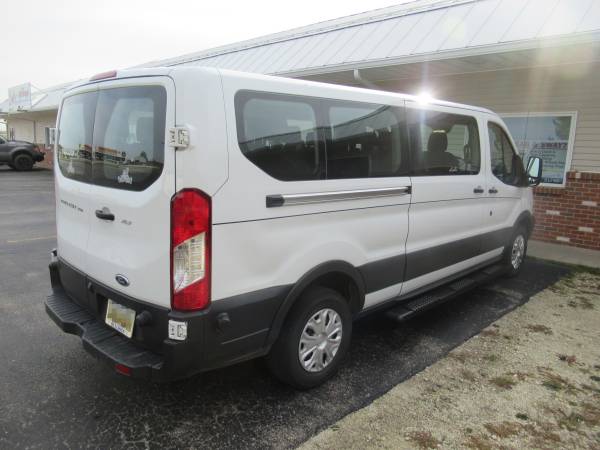 Ford Transit with Luverne O-Mega 2 Black Powder Coated Aluminum Running Boards