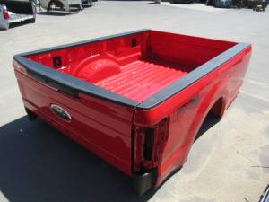 17-19 Ford F-250/F-350 Super Duty Red 8ft Long Bed Truck Bed