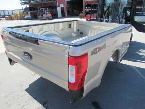 17-19 Ford F-250/F-350 Super Duty White/Gold 8ft Long Bed Truck Bed