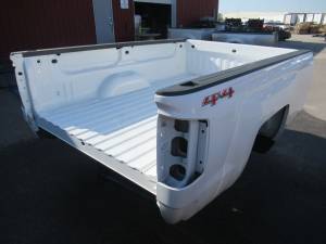 New 14-18 Chevy Silverado White 8ft Long Truck Bed