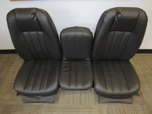 60-72 Chevy/GMC Full Size CK Truck V-200 2.0 Black Vinyl Triway Seat