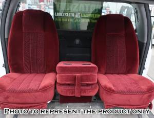 60-72 Chevy/GMC Full Size CK Truck C-200 2.0 Burgundy Cloth Triway Seat 