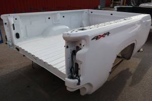 20-C Chevy Silverado HD White 8ft Long Truck Bed