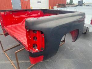 Used 07-13 Chevy Silverado Black and Red 5.8ft Short Truck Bed