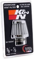 K&N - K&N Vent Air Filter/Breather - 62-1600WT