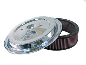 K&N - K&N Replacement Air Filter w/Chrome Lid - CE-1502