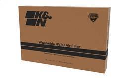 K&N - K&N HVAC Filter Non-woven Synthetic H-4 in. L-16 in. 16 x 25 x 4 in. MERV 13 - HVC-13-41625