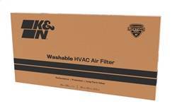 K&N - K&N HVAC Filter Non-woven Synthetic H-0.8 in. L-19.5 in. 10 x 20 x 1 in. MERV 8 - HVC-8-11020