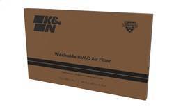 K&N - K&N HVAC Filter Non-woven Synthetic H-0.8 in. L-19.5 in. 12 x 20 x 1 in. MERV 8 - HVC-8-11220