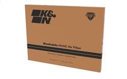 K&N - K&N HVAC Filter Non-woven Synthetic H-0.8 in. L-23.38 in. 18 x 24 x 1 in. MERV 8 - HVC-8-11824