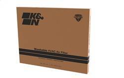 K&N - K&N HVAC Filter Non-woven Synthetic H-1.8 in. L-24.5 in. 20 x 25 x 2 in. MERV 8 - HVC-8-22025