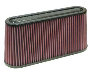 K&N - K&N Universal Air Filter-Carbon Fiber Top - RF-1050